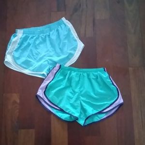 Set of two Nike dri-fit running shorts